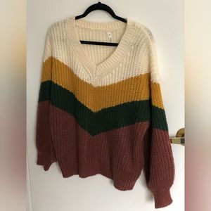 Humanity Chevron Knit Sweater